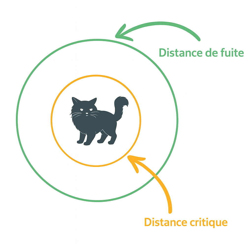 Psy CAt Comportementaliste Félin Nice Monaco Distance de fuite et critique 